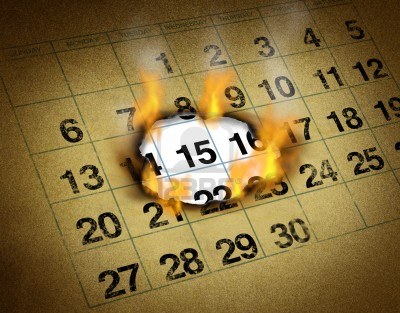 burning calendar